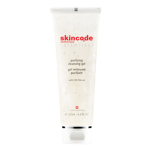 Skincode Purifying Cleansing Gel on white background