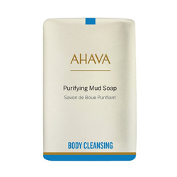 Purifying Mud Soap on white background