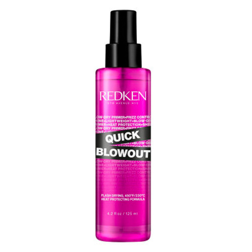 Redken Quick Blowout Heat Protect Spray on white background