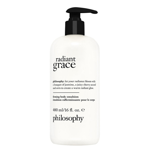 Philosophy Radiant Grace Firming Body Emulsion on white background