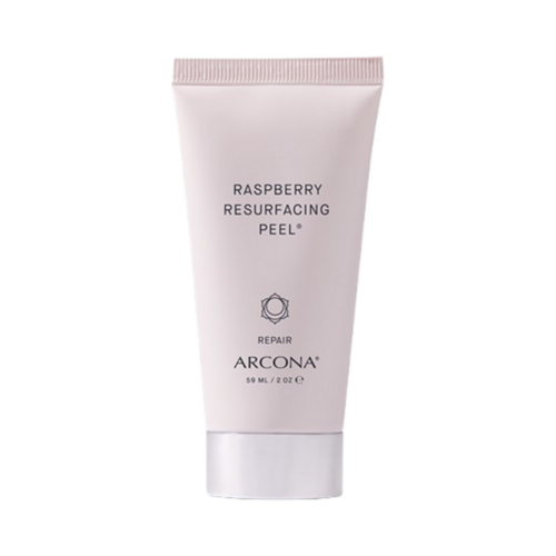 Arcona Raspberry Resurfacing Peel on white background