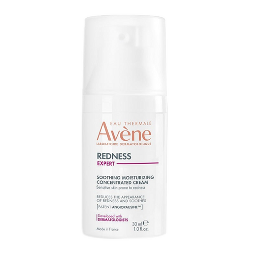 Avene Redness Expert Soothing Moisturizing Concentrated Cream on white background