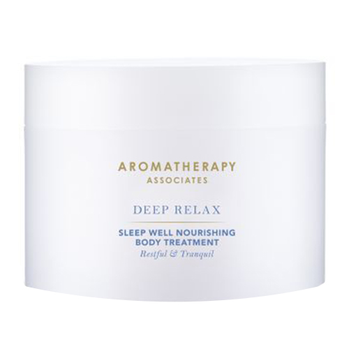 Aromatherapy Associates Relax Deep Relax Sleep Well Nourishing Body Treatment on white background