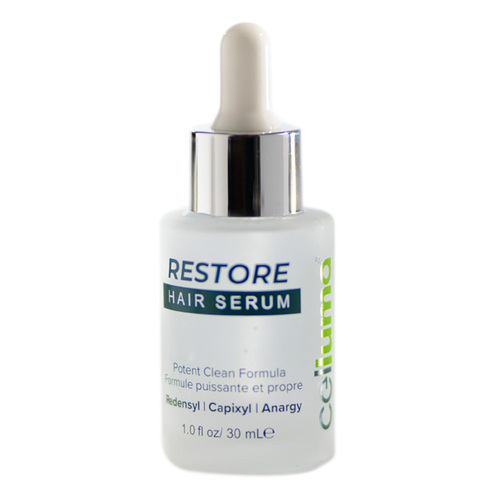 Celluma Restore Serum on white background