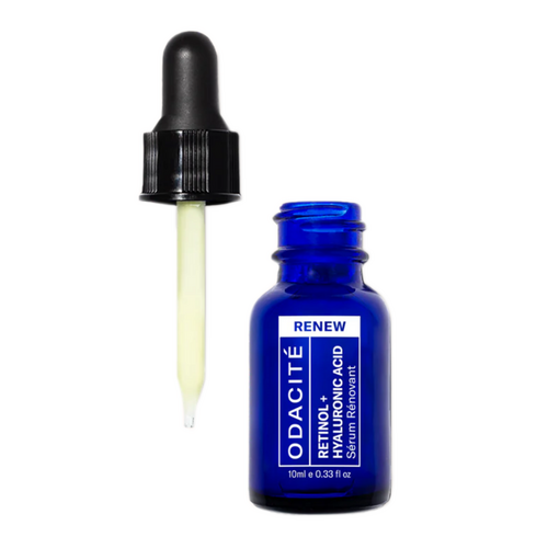 Odacite Retinol + Hyaluronic Acid Renewing Serum on white background