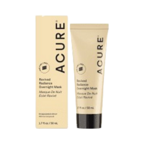 Acure Revived Radiance Overnight Mask on white background