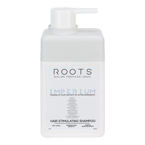 Roots Professional Imperium Stimulating Shampoo on white background