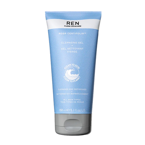 Ren Rosa Centifolia Cleansing Gel on white background