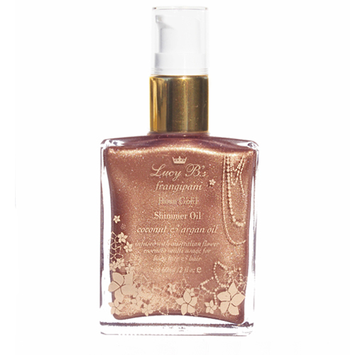 Lucy B Bronzer Shimmer Oil on white background