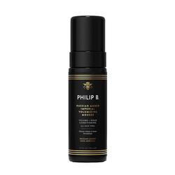 Russian Amber Imperial Volumizing Mousse on white background