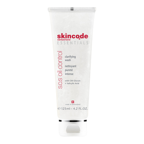 Skincode S.O.S Oil Control Clarifying Wash on white background