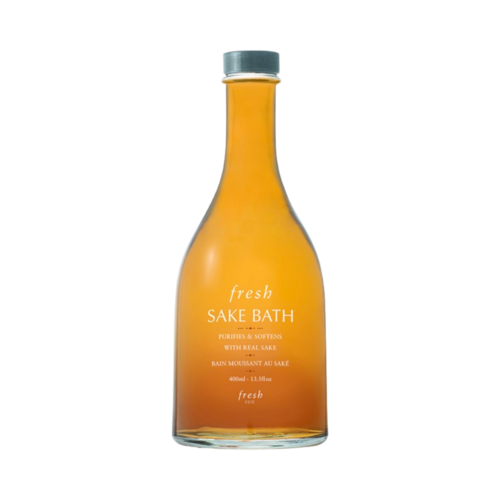 Fresh Sake Bath on white background