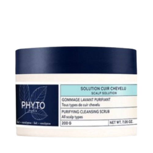 Phyto Scalp Solution Purifying Cleansing Scrub on white background