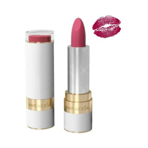Mirabella Sealed With a Kiss Lipstick - Barely Beige on white background
