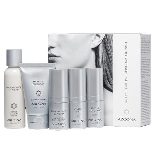 Arcona Sensitive Skin Starter Kit on white background