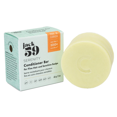 jack 59 Serenity Conditioner Bar on white background