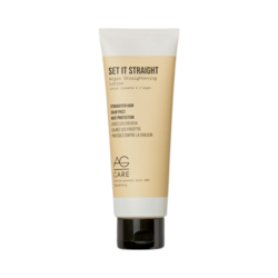 Set It Straight Argan Straightening Lotion on white background