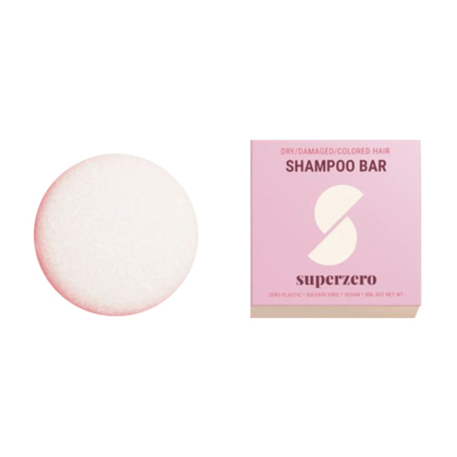 Superzero Shampoo Bar (Dry Colored Frizzy Hair) on white background