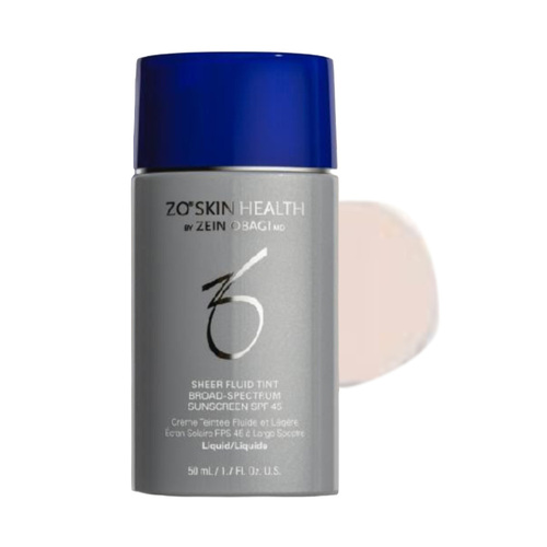 ZO Skin Health Sheer Fluid Tint Broad Spectrum SPF 45 - Fair Light on white background