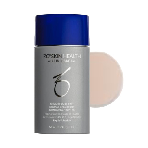 ZO Skin Health Sheer Fluid Tint Broad Spectrum SPF 45 - Fair Light on white background