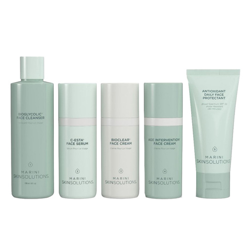 Marini Skin Solutions Skin Care Management System - Dry to Very Dry with DFP on white background