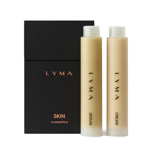 Lyma Skincare Serum and Cream - Refill on white background