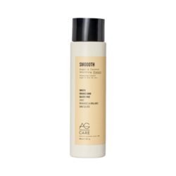 Smoooth Argan and Coconut Smoothing Shampoo on white background