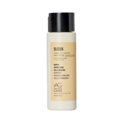 Smoooth Argan and Coconut Smoothing Shampoo on white background