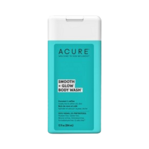 Acure Smooth + Glow Body Wash on white background
