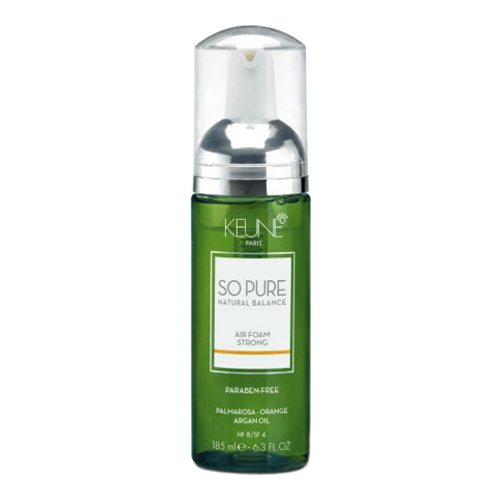 Keune So Pure Air Foam Strong Styling Foam on white background