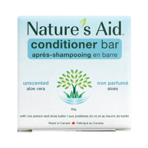 Natures Aid Solid Conditioner Bar - Unscented on white background