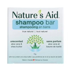 Solid Shampoo Bar - Unscented on white background