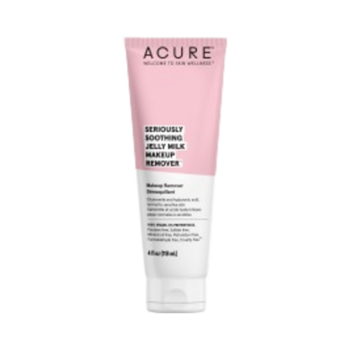 Acure Soothing Jelly Milk Makeup Remover on white background