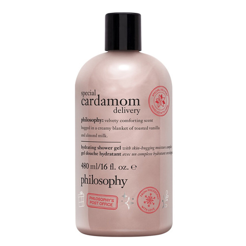 Philosophy Special Cardamom Delivery Hydrating Shower Gel on white background