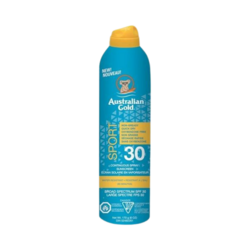 Sport Continuous Spray Sunscreen SPF 30 on white background