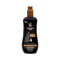 Spray Gel Sunscreen With Bronzer SPF 4 on white background
