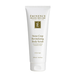 Stone Crop Revitalizing Body Scrub on white background