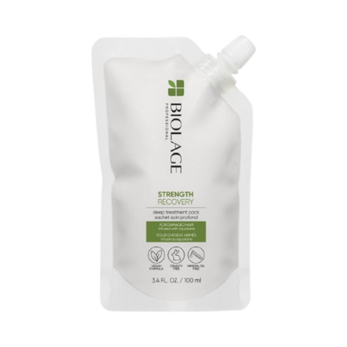 Biolage Strength Recovery Deep Treatment Pack on white background