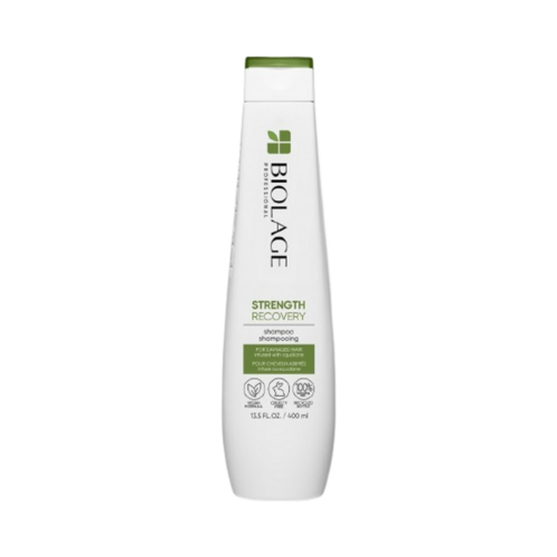 Biolage Strength Recovery Shampoo for Damaged Hair on white background