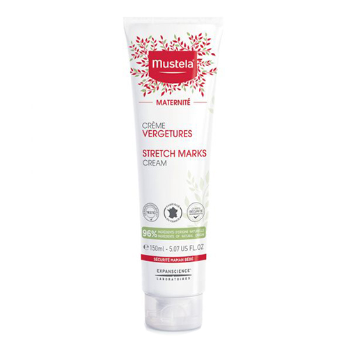 Mustela Stretch Marks Prevention Cream Fragrance-free on white background