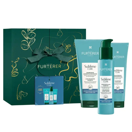 Rene Furterer Sublime Curl Holiday Gift Set on white background