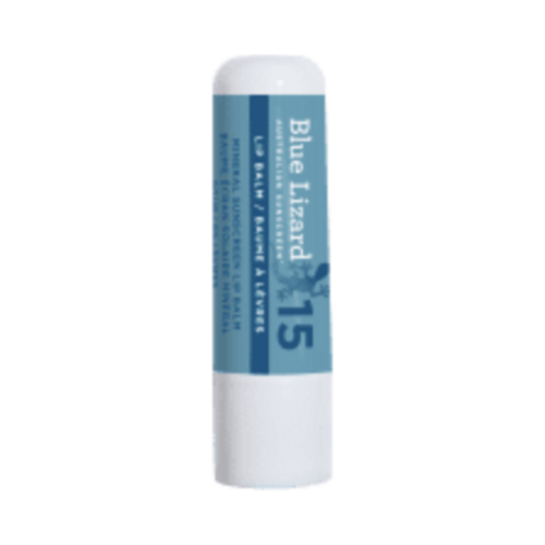 Blue Lizard Sunscreen SPF 15 Lip Balm, 1 piece Blue Lizard Sunscreen SPF 15 Lip Balm on white background