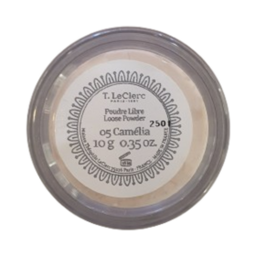 Naturally Yours T LeClerc Loose Powder - Camelia on white background