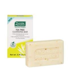 Tea Tree Exfoliating Cleansing Bar for Face and Body