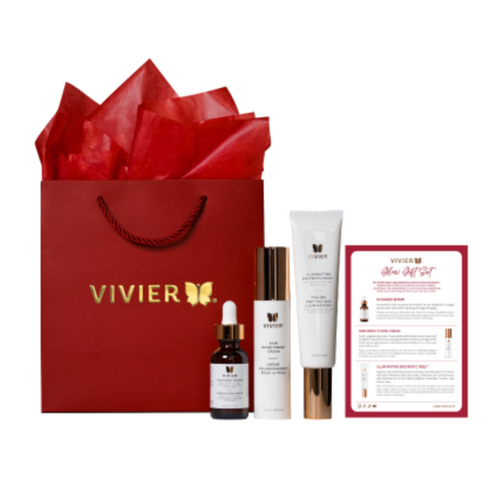 VivierSkin The Glow Gift Set on white background