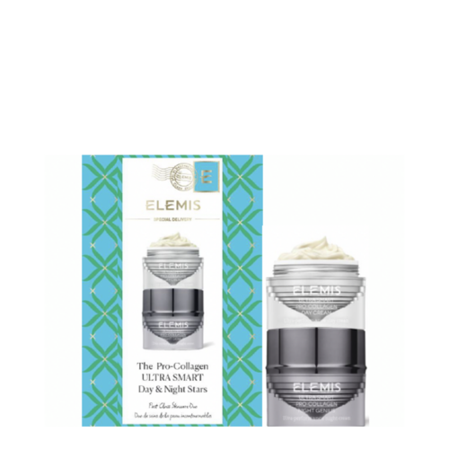 Elemis The Pro-Collagen ULTRA SMART Day and Night Stars on white background