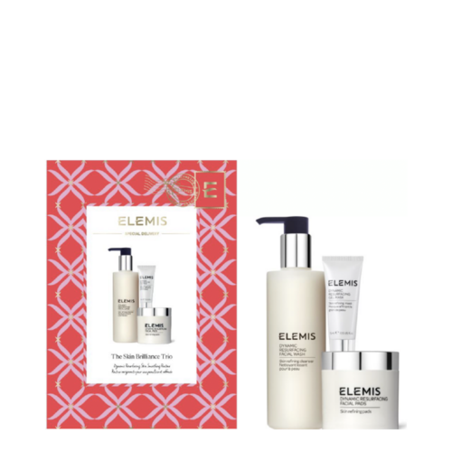 Elemis The Skin Brilliance Trio on white background