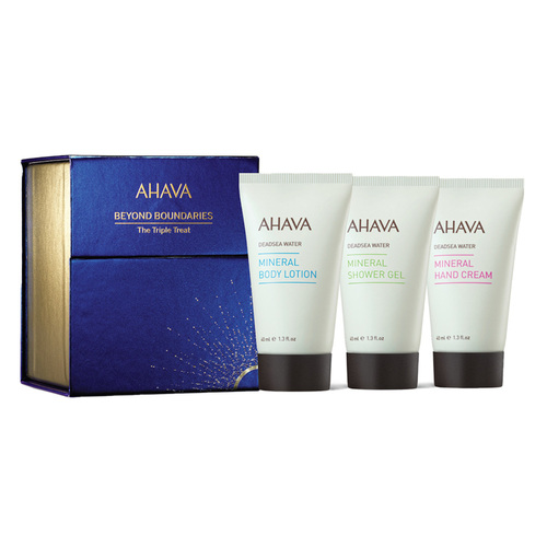 Ahava The Triple Treat Gift Set Trio on white background