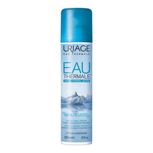 Uriage  Thermal Water on white background