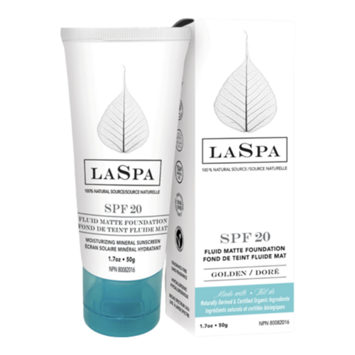 LaSpa Naturals Tinted Matte Sunscreen - Bronze on white background